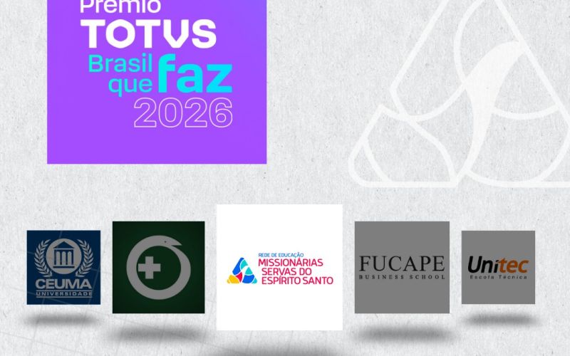 Rede de Educação Missionárias Servas do Espírito Santo é finalista do Prêmio TOTVS Brasil que FAZ